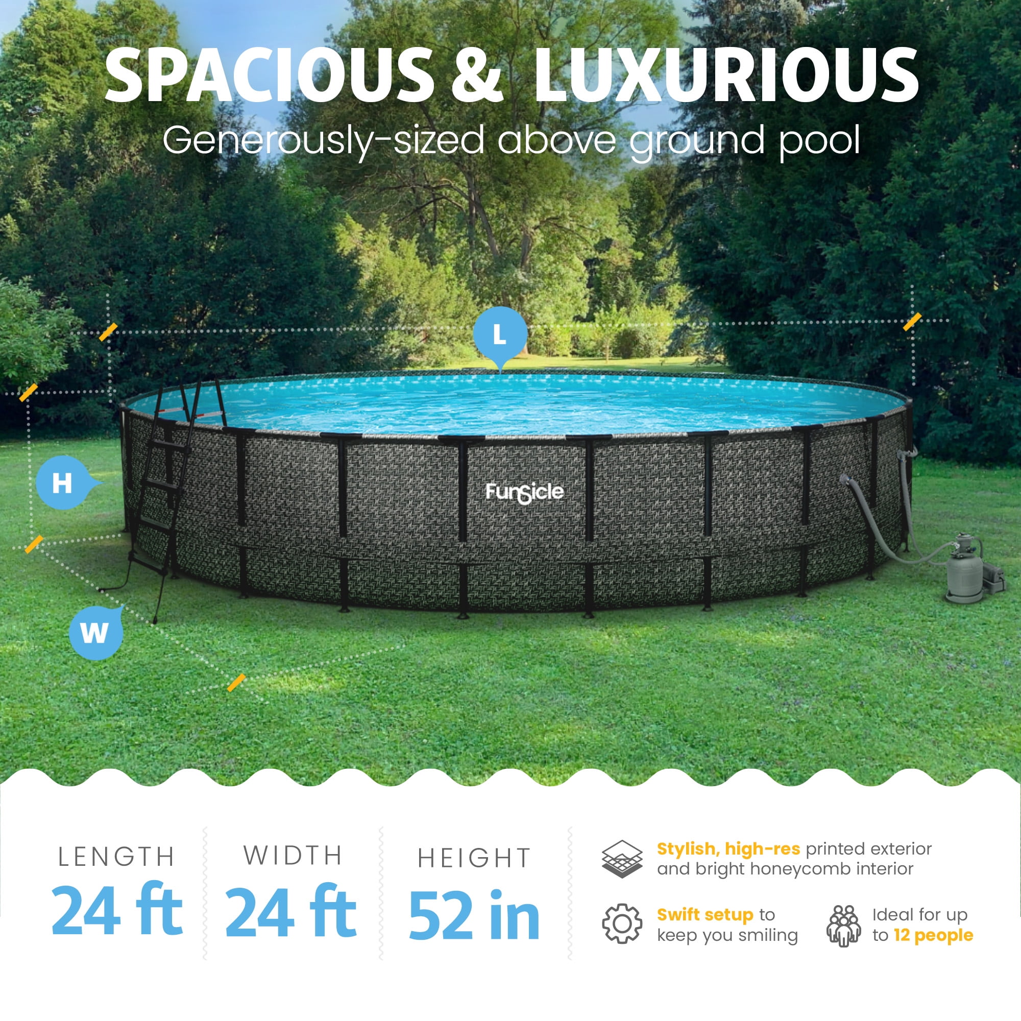 Funsicle Oasis Designer 24' x 52