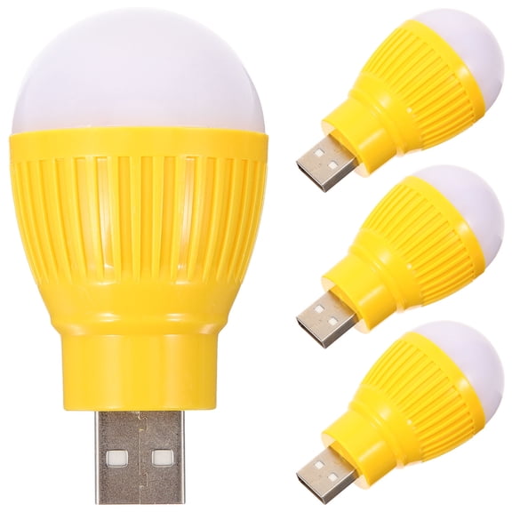 WHAMVOX  4 Pcs Travel Night Light for Hotel Portable LED Bulbs Small