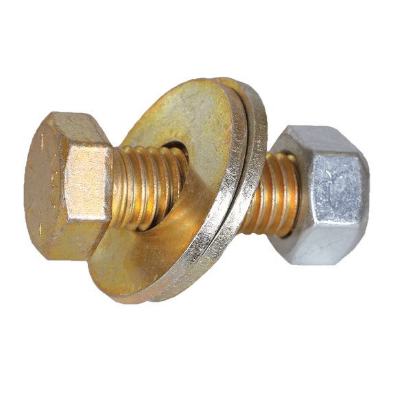 GEN-Y GH-80943 Bolt Installation Kit for EXECUTIVE Fifth Wheel Pin Box 12 qty - 5/8” x 2” grade 8 bolts & 12 qty - 5/8" steel lock nuts & 24 qty - flat washers