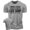 T-Shirt Heather Grey, variant on Gymish Outsource Leg Day Funny Workout T-Shirt for Men – Motivational Gym Shirt, Men’s Fitness Tee, Warm Grey, Large