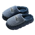 thumbnail image 3 of Oyedens Slippers for Women Men Fuzzy Bedroom House Slippers Plush Lining Memory Foam Slippers Home Slip on, 3 of 6
