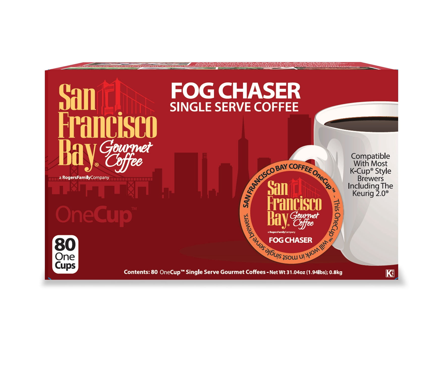 OneCup Coffee Pods, Fog Chaser 