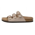 thumbnail image 2 of CUSHIONAIRE Women's Lela Cork footbed Sandal with +Comfort, STONE 9 W, 2 of 5