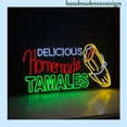 thumbnail image 4 of Handmadetneonsign Tamales Neon Sign, Tamales Mexico Wall Art Decor, Mexican Food Store Wall Decor 037739, 4 of 5