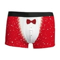 thumbnail image 1 of Sous-vêtements d'Hiver Thermiques pour Hommes, Soutien des Testicules, Strings Grande Taille, Impression Numérique 3D, Respirants, Confortables et Rouges TG, 1 of 6