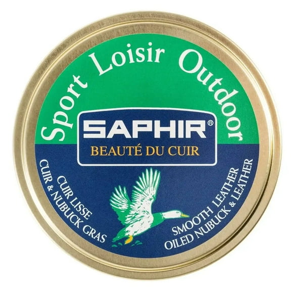 Saphir Sport Loisir Outdoor, Dubbin Wax, 2.75oz, Black