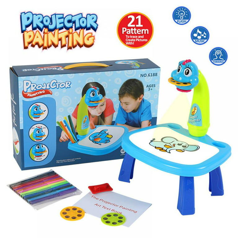 Children Projection Drawing Board Educational Early Learning Child Smart  Projector Sketcher Desk Kids Drawing Projector Table - AliExpress
