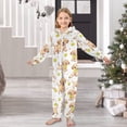 thumbnail image 6 of Baseball Golden Retriever Pattern One Piece Pajamas Soft Jumpsuit Cozy Sleep and Play Romper Zipper and Pockets 5T-6T, 6 of 8