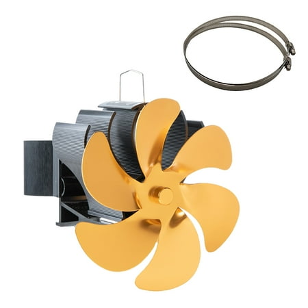 

6-Blade Heat Powered Stove Fan for Wood Log Eco Friendly Larger Air Flow