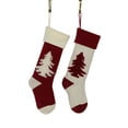 thumbnail image 1 of 2 piezas de medias de árbol de Navidad bolsas de regalo de Navidad colgantes bolsas de dulces de lana de punto decoraciones de Navidad brillar Electrónica, 1 of 5