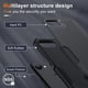 thumbnail image 2 of Funda RMOCR para iPhone 16E con protector de pantalla, color negro, 2 of 7