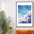 thumbnail image 2 of IDEA4WALL Framed Canvas Wall Art for Living Room, Bedroom Whale Canvas Prints for Modern Home Decoration Ready to Hang, 2 of 4