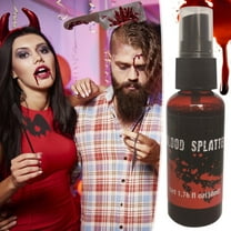 Fake Blood Halloween Decorations Fake Blood Spray Fake Blood Makeup Halloween Fake Blood Plasma Prop In Dropper Bottle and Spray Bottle for Spooky Effects