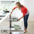 thumbnail image 5 of Cook with Color Plastic Mixing Bowl Set with Pour Spouts and Handles, 4 Piece, Speckled Mint, 5 of 9
