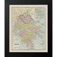 thumbnail image 2 of Cram 15x18 Black Modern Framed Museum Art Print Titled - Greece - Cram 1892, 2 of 5