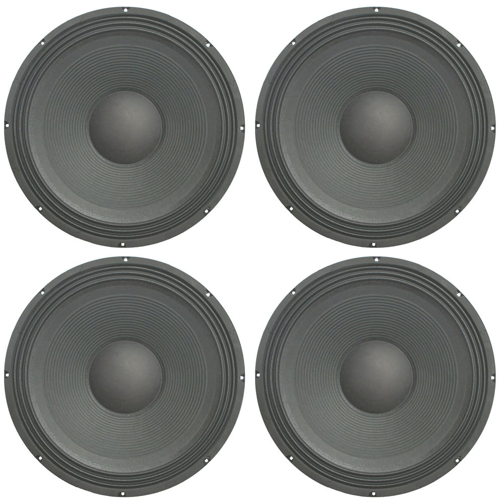 4x Harmony HAP18"WS8 Raw Replacement 18" Pro PA 1200W Sub Speaker 8