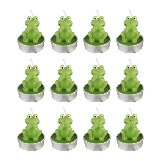 pstuiky 12 velas nuevas de simulación, bonitas y decorativas.