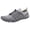 Gray, variant on Army Green Gentlemen'S Fashionable Everyday Versatile Extended Size Aqua Shoes Cozy Mesh Grip Warm Weather Footwear