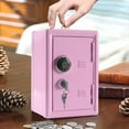 thumbnail image 7 of Kids Metal Money Safe Bank Locker with Digital Password Lock & Key Security | Mini Cash Coin Savings Box for Boys Girls | Financial Education Tool, 7 of 7