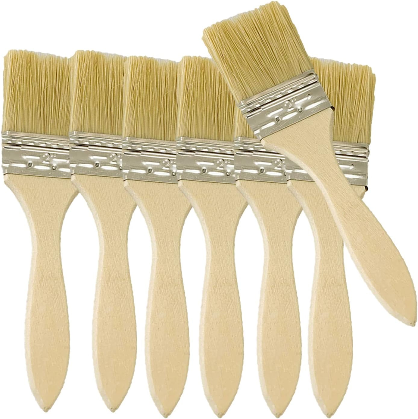 Chip Paint Brushes (20 Pack) 2 inch Sizes Professional Wooden