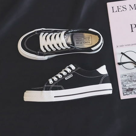 

HHH Women s Canvas Shoes Fleece-lined 2024 New Autumn Cotton-Padded Shoes Women s Shoes Students Korean Style Hong Kong Style Skateboard Shoes Versatile Basic White Shoes