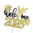 thumbnail image 3 of Topper para pastel Crseniny Welcome 2026 Fiesta de Año Nuevo, 3 of 7