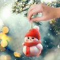 thumbnail image 4 of WRXMIJNHGSA Hangs Under $5 Valentine's Day 2D Flat Acrylic Car Rearview Pendant Cute Snowman Backpack Pendant, 4 of 6
