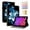 C, variant on Case for iPad mini 7th Gen (A17 Pro) 2024 8.3" / mini 6 2021, Slim Kickstand PU Leather Flower Butterfly Pattern Heavy Duty Protection Folio Cover, with 2 Card Slots & Elastic Band & Stylus Slot - C