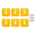 thumbnail image 1 of 6Pack Battery Mount Holder for Dewalt 20V 60V Battery Dock Holder, 1 of 5