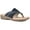 Navy/Woven/Smooth, variant on Cliffs by White Mountain Womens Bumble Woven Slip-On Thong Sandals