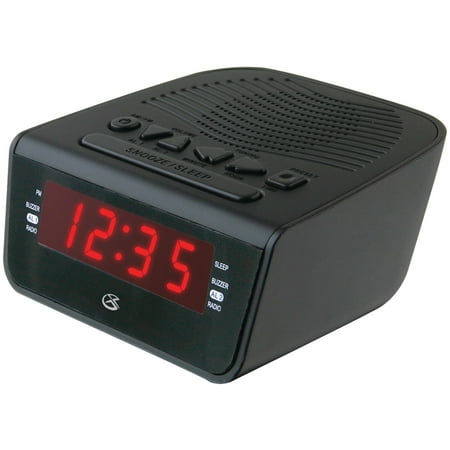 GPX Dual Alarm Clock Radio (PLL), C224B (Best Android Clock Radio)