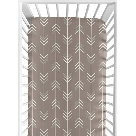 UPC: 0846480031956 | Outdoor Adventure Collection Crib Sheet – Arrow Print