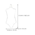 thumbnail image 2 of LABSERRON 2Pcs Golden Swimsuit Display Hangers Metal Lingerie Rack for Organized Storage, 2 of 8