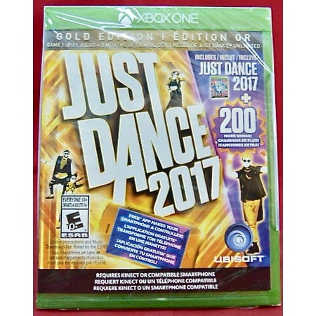 New Ubisoft Video Game Just Dance 2017 Gold Edition Xbox One