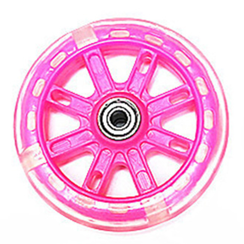 4-Pack 100mm Scooter Wheels – Blue & Red With ABEC 7 Bearings For Razor Kick Scooters
