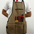 thumbnail image 3 of Pockets for Tools, Adjustable Straps for Gardening, Woodworking & Lawn Care Multipurpose Garden Apron, 3 of 5