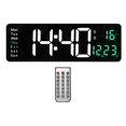 thumbnail image 1 of Ounissouiy 15 Digital Wall Clock USB Two-Color Remote Week Display Gym with Decoración del hogar Verde, 1 of 1
