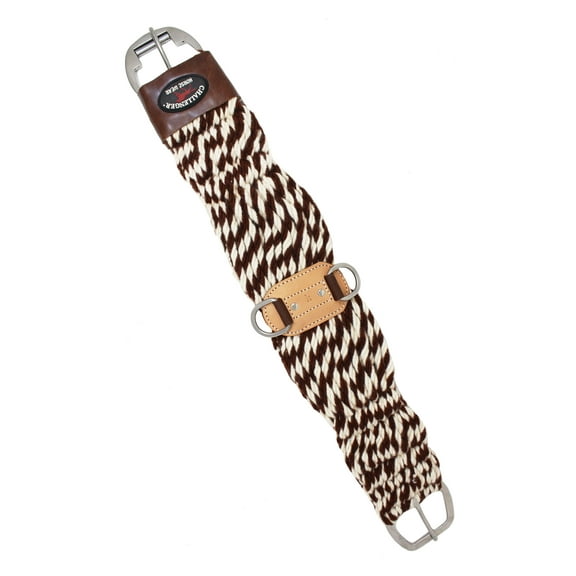 Horse 24" Western 27 Strand Double Weave Two-Tone Mohair Straight Cinch 97RT06-24