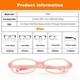 thumbnail image 3 of Monture de Lunettes Optiques Universelles pour Enfants Sans Vis, Incurvée, Taille 47/16, pour 4 à 6 Ans, 3 of 5