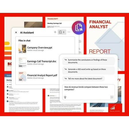 Adobe - AI Assistant for Acrobat - Mac OS, Windows [Digital]