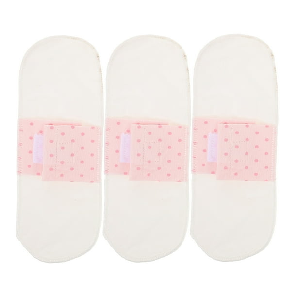 Compresas sanitarias absorbentes para mujer, compresas femeninas respetuosas con la piel, 3 uds.
