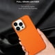 thumbnail image 3 of Compatible con funda para iPhone 16 Pro Max/16 Pro/16 Plus/16, funda protectora fina de piel auténtica con forro de microfibra antiarañazos y resistente a los golpes, color negro, 16, 3 of 6