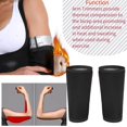thumbnail image 3 of Arms Slimming Shaper Compression Sleeves Protection Sleeves Slimming Upper Arm Belt Weight Loss Silver 4XL 5XL, 3 of 8