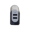 thumbnail image 2 of C2G 2-Port USB Wall Charger - AC Power Adapter - Power adapter - 4.8 A - 2 output connectors (USB) - black, 2 of 5