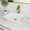 Matte Gold, variant on VIGO Matte Stone Vinca Composite Rectangular Vessel Bathroom Sink in White with Duris Faucet and Pop-Up Drain in Matte Gold