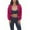 01 Hot Pink, variant on Women's Bolero Shoulder Shrug Sweaters Long Sleeve Open Front Cropped Cardigan Casual Knitted Outerwear