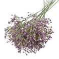 thumbnail image 2 of Baby Breath Artificial Flowers, 1 Pc Fake Babys Breath Gypsophila Flowers, Realistic Faux Flowers, Bouquet Flores Artificiales Decoracion for Wedding Party Home Decoration, 9x20.47 Inch, Light Violet, 2 of 9