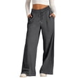 thumbnail image 6 of CPNG Boys Daily Fashion Cargo Pants Elastic High Waist Straight Leg Multi-Pocket Cargo Sweatpants Casual Jogger(Dark Gray,6-7 Years), 6 of 6
