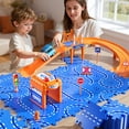 thumbnail image 4 of Set de Pista de Carreras Puzzle NIPLOOOW DIY Juguete para Niños 3-6, 4 of 6