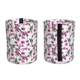 thumbnail image 2 of Naloa Orchids Flowers Car Trash Can Garbage Car Accessories Trash Can Car Waste Bin for for Driver and Passenger Any Vehicle, 2 of 7